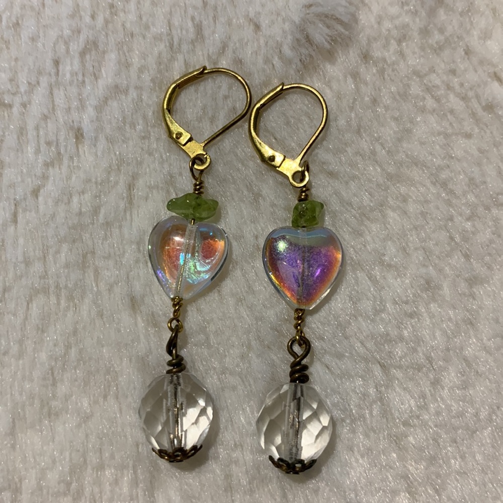 Heart Dangle Earrings